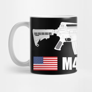 US Army M4 Carbine white version Mug